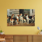 Onderzoek naar honden canvas afdruk (Insitu (Woonkamer))