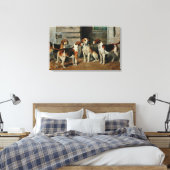 Onderzoek naar honden canvas afdruk (Insitu (Slaapkamer))