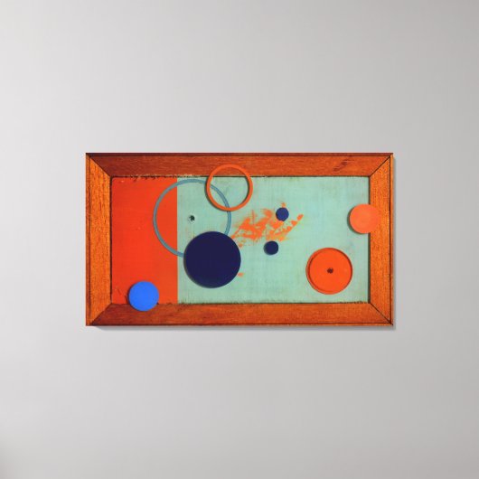 Onderzoek naar kleur/materiaal #1 canvas afdruk (Voorkant)