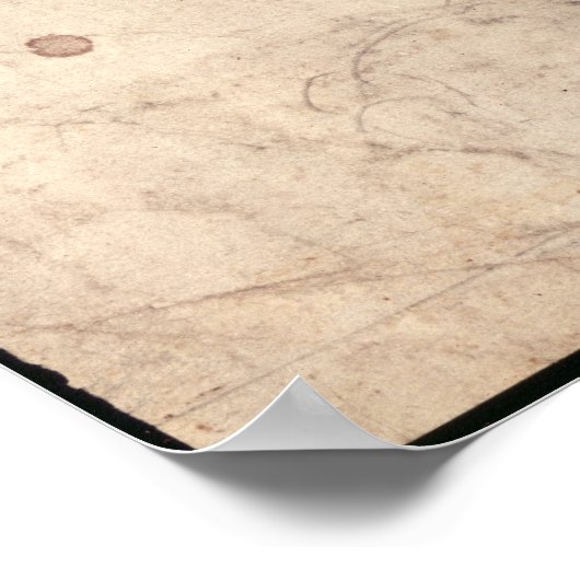 Onderzoek naar mannenfiguur poster (Hoek)