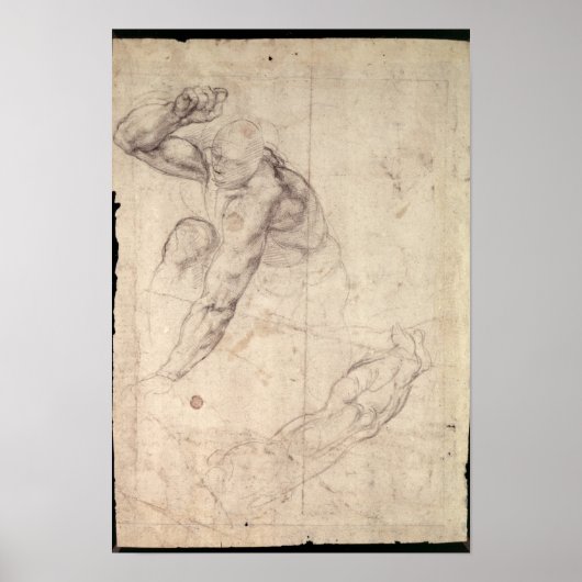 Onderzoek naar mannenfiguur poster (Voorkant)