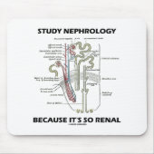 Onderzoek naar nefrologie omdat het zo renaal is muismat (Voorkant)