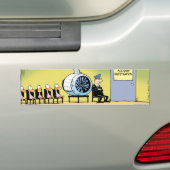 Onderzoek naar ongevallen in de moeras bumpersticker (Op auto)