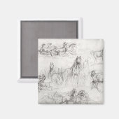 Onderzoek naar paarden magneet (Voorkant / Achterkant)