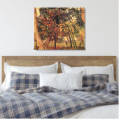 Onderzoek naar Pine Trees door Vincent van Gogh Canvas Afdruk (Insitu (Slaapkamer))