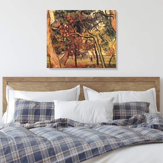 Onderzoek naar Pine Trees door Vincent van Gogh Canvas Afdruk (Insitu (Slaapkamer))