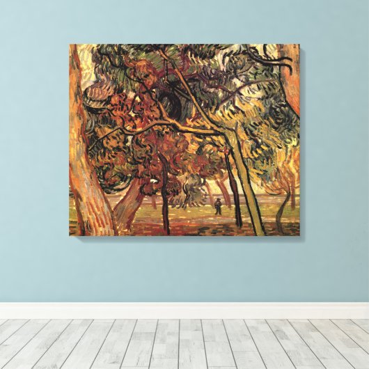 Onderzoek naar Pine Trees door Vincent van Gogh Canvas Afdruk (Insitu (Houten vloer))