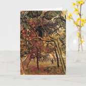 Onderzoek naar Pine Trees door Vincent van Gogh Kaart (Gele Bloem)