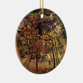 Onderzoek naar Pine Trees door Vincent van Gogh Keramisch Ornament (Rechts)