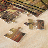 Onderzoek naar Pine Trees door Vincent van Gogh Legpuzzel (Zijkant)