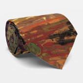 Onderzoek naar Pine Trees door Vincent van Gogh Stropdas (Opgerold)