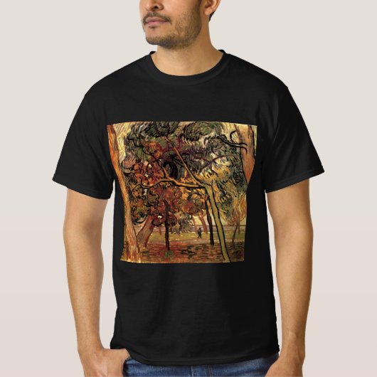 Onderzoek naar Pine Trees door Vincent van Gogh T-shirt (Voorkant)
