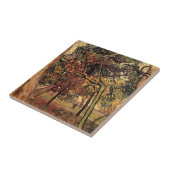 Onderzoek naar Pine Trees door Vincent van Gogh Tegeltje (Zijkant)