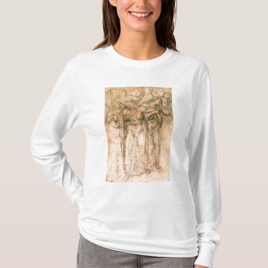 Onderzoek naar rouwvrouwen t-shirt (Voorkant)