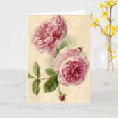 Onderzoek naar roze roze roze roze roze 18e eeuw kaart (Gele Bloem)