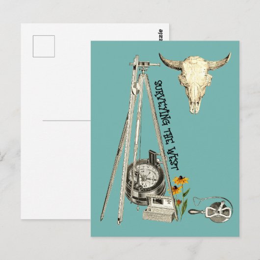 ONDERZOEK NAAR WESTERNE GRONDWESTEN BRIEFKAART (Voorkant / Achterkant)