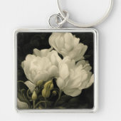 Onderzoek naar witte volkbloemen sleutelhanger (Voorkant)