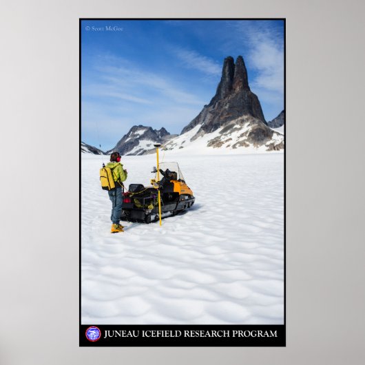 Onderzoek nabij het zwaard van Michael — Juneau Ic Poster (Voorkant)