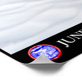 Onderzoek nabij het zwaard van Michael — Juneau Ic Poster (Hoek)