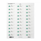 Onderzoek Natuur buiten Wilderness Mountains Etiket (Full Sheet)