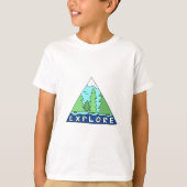 Onderzoek Natuur buiten Wilderness Mountains T-shirt (Voorkant)