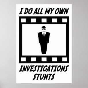 Onderzoek Stunts Poster