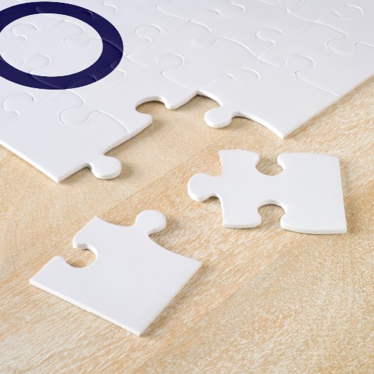 Onderzoek Troncones Mexico retro logo Legpuzzel (Zijkant)