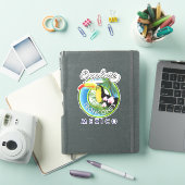 Onderzoek Troncones Mexico retro logo Sticker (iPad Cover)