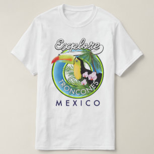 Onderzoek Troncones Mexico retro logo T-shirt