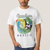Onderzoek Troncones Mexico retro logo T-shirt (Voorkant)
