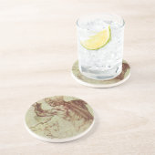 Onderzoek van de Libische Sibyl door Michelangelo Zandsteen Onderzetter (Zijkant)