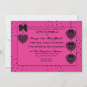 ONDERZOEK VAN DE PARTIJ VAN SWEET 16 BIRTHDAY - VR KAART (Achterkant)