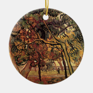 Onderzoek van dennenbomen door Vincent van Gogh Keramisch Ornament