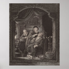 Onderzoek van Dentist, Baroque Era, Gerrit Dou Poster