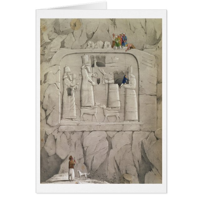 Onderzoek van een assyrische rotsculptuur uit 'Dis (Voorkant)