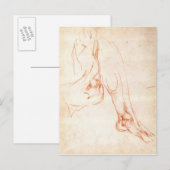 Onderzoek van een onderbeen en voet briefkaart (Voorkant / Achterkant)