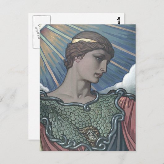 Onderzoek van Minerva Briefkaart (Voorkant / Achterkant)