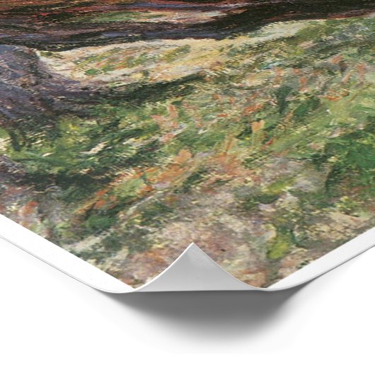 Onderzoek van olijfbomen, 1884 poster (Hoek)