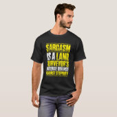 Onderzoek van Sarcasm Land Surveyor T-shirt (Voorkant volledig)