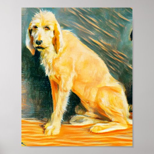 Onderzoek van twee honden poster (Voorkant)