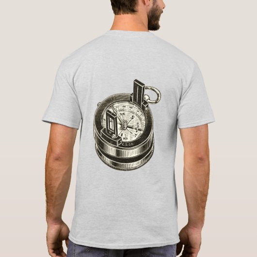 ONDERZOEK VAN WESTERNE GRONDWEEFSELS VOOR OUD WEST T-SHIRT (Achterkant)