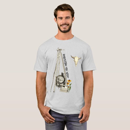 ONDERZOEK VAN WESTERNE GRONDWEEFSELS VOOR OUD WEST T-SHIRT (Voorkant volledig)