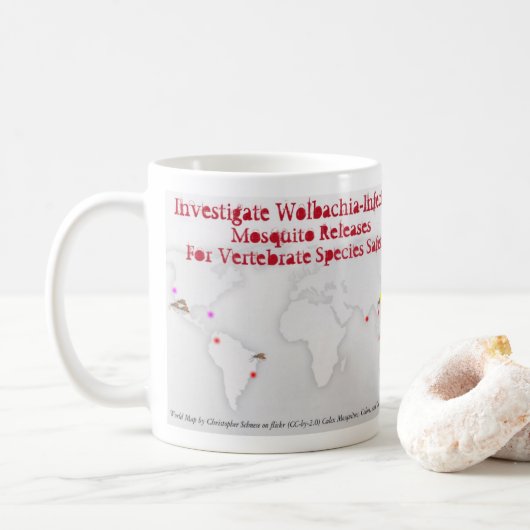 Onderzoek Wolbachia nu door RoseWrites Koffiemok (Met donut)
