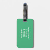 Onderzoek (Yellowstone N.P.) Bagagelabel (Achterkant verticaal)