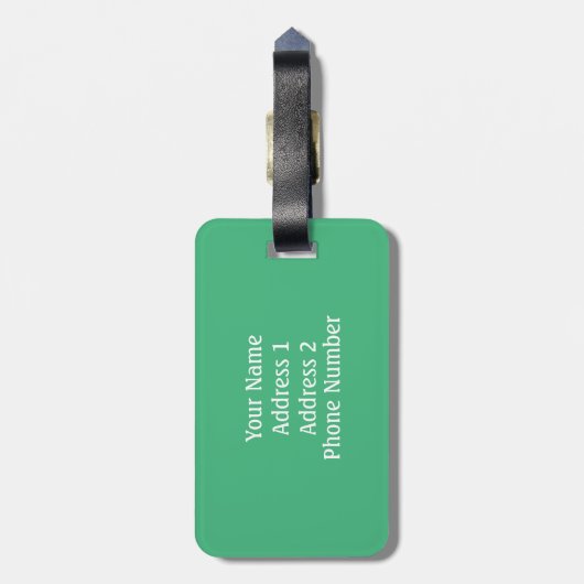 Onderzoek (Yellowstone N.P.) Bagagelabel (Achterkant verticaal)