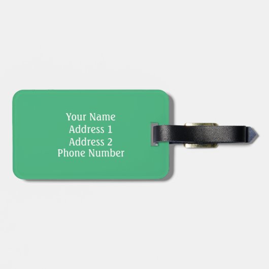 Onderzoek (Yellowstone N.P.) Bagagelabel (Achterkant horizontaal)