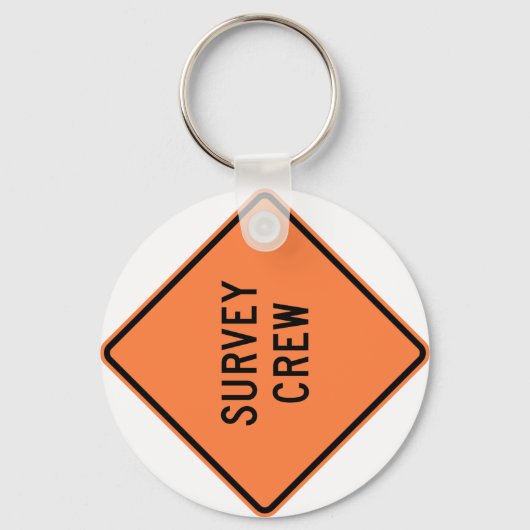 Onderzoeken van het treinpersoneel sleutelhanger (Voorkant)