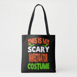 Onderzoeker - ENGE KOSTUUM HALLOWEEN SHIRT Tote Bag