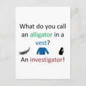 Onderzoeker Joke Briefkaart (Voorkant)