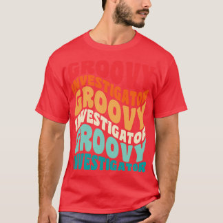 Onderzoeker Retro 60s 70s 80s Vibes T-shirt